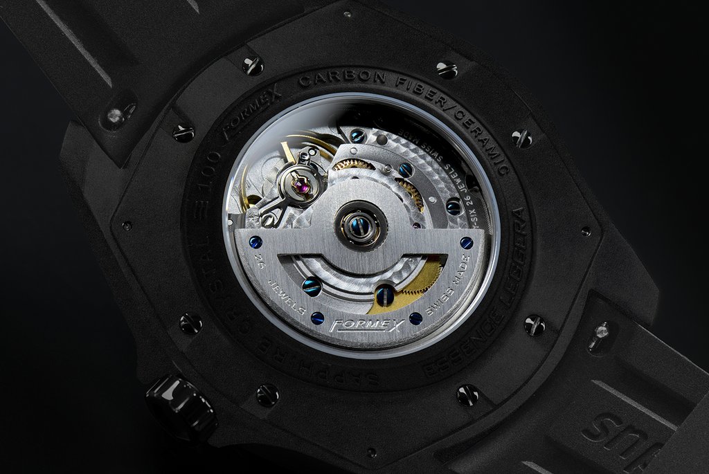 formex essence leggera automatic chronometer case back