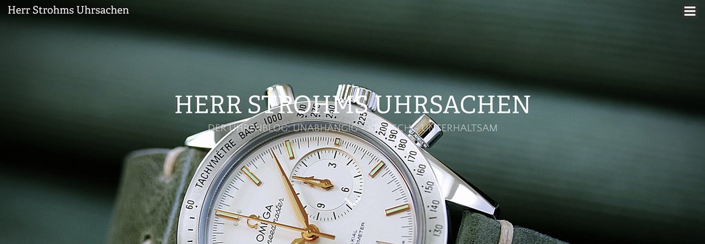 the best blogs about watches - Herr Stohms Uhrsachen