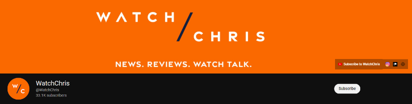 WatchChris youtube channel