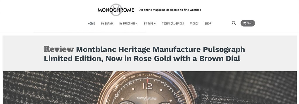 the best blogs about watches - Monochrome Watches