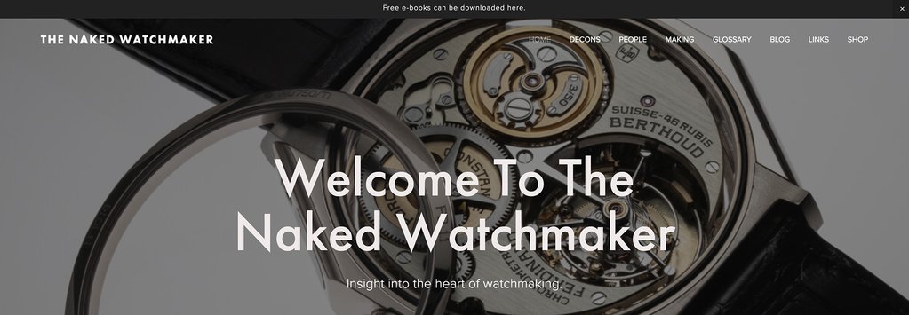 the best blogs about watches - The Naked Watchmaker