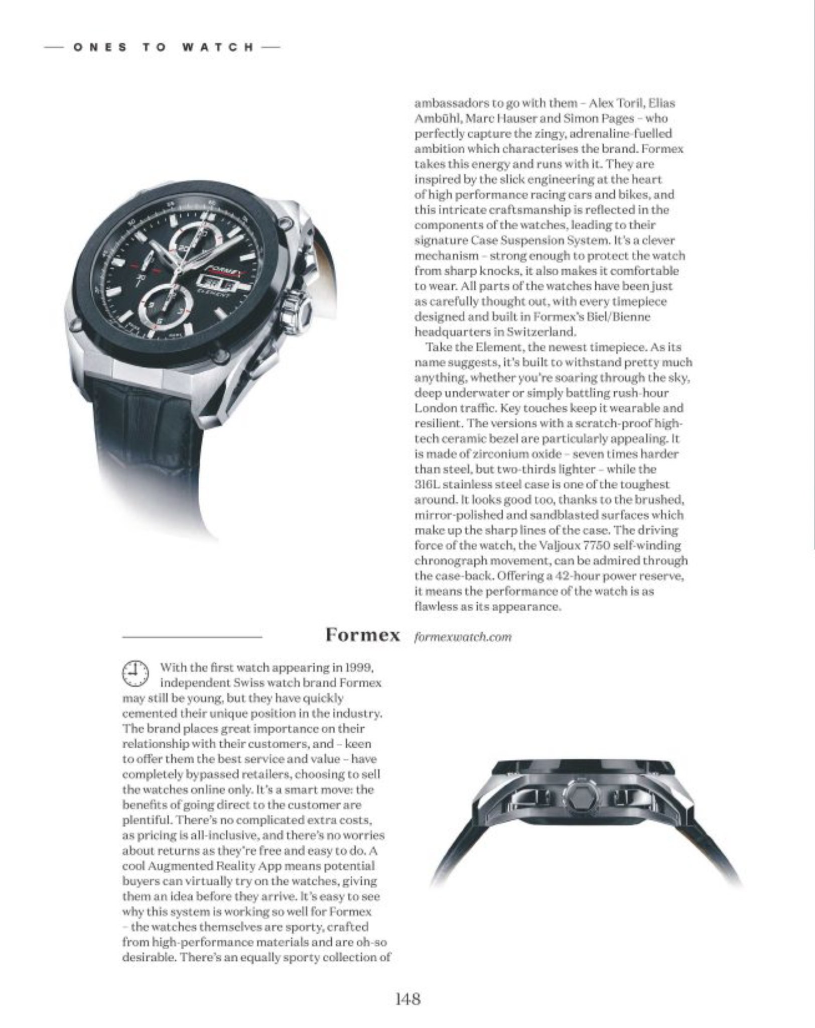 Oracle of Time: In Focus: Features Formex Swiss Watch