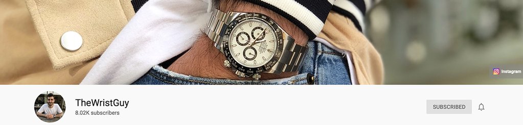 best youtube channels about watches - TheWristGuy