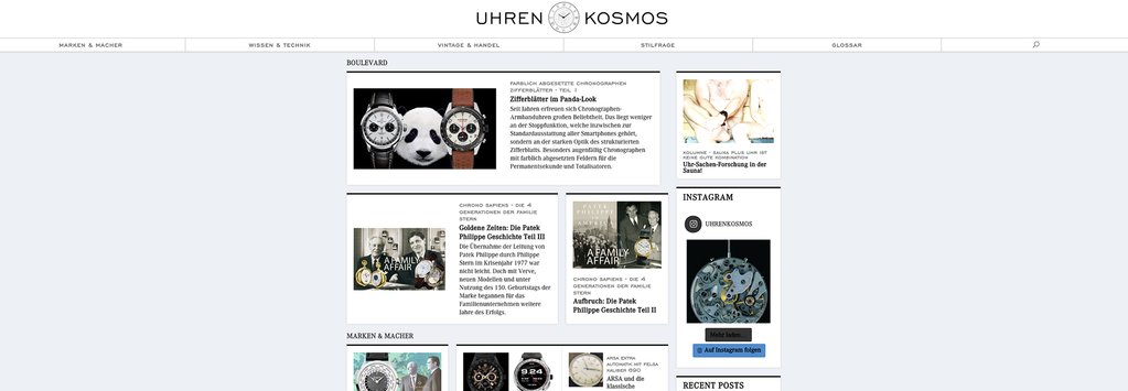 the best blogs about watches - Uhrenkosmos