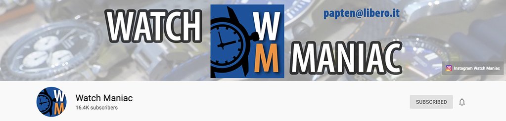 best youtube channels about watches - WatchManiac